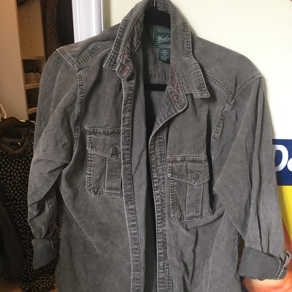 Corduroy green jacket